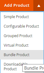 bundle product menu magento 2