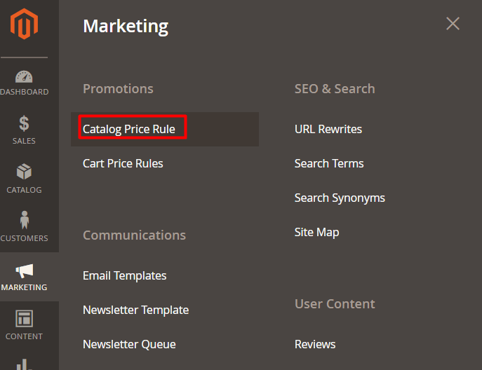 How to Manage Promotion Options in your Magento Store catalog price rules menu