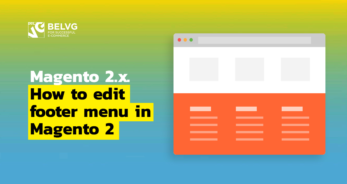 Magento 2.x. How to edit footer menu in Magento 2