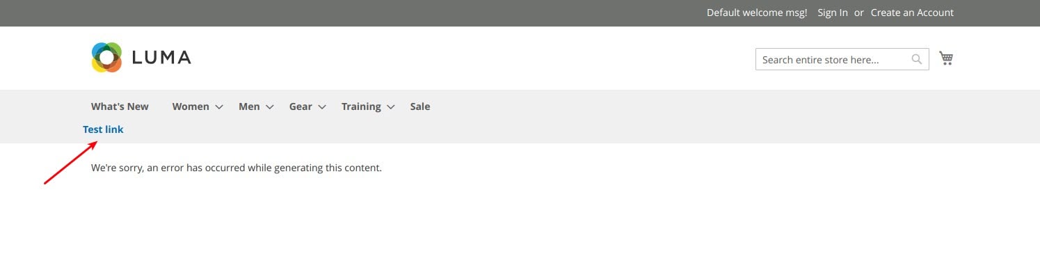 How to create a menu via an additional block