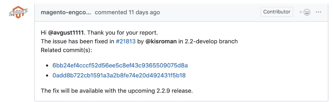 security patch via composer