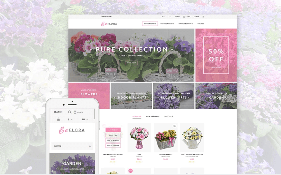 What are the Best Websites to Download Free & Paid Prestashop Themes? beflora