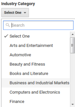 industry categories