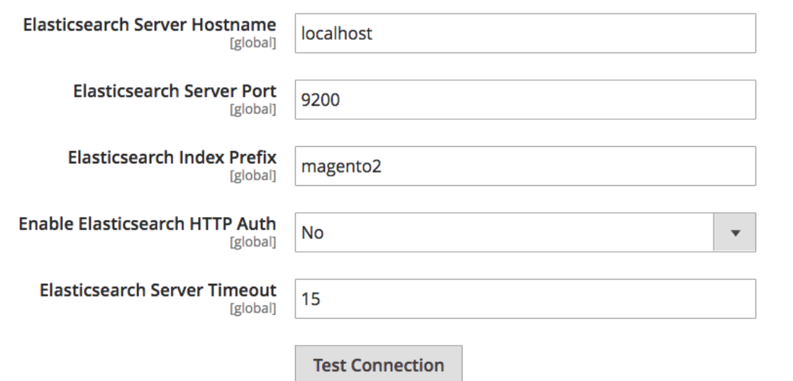 elasticsearch connection