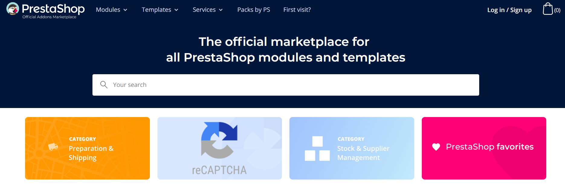 prestashop main extensions