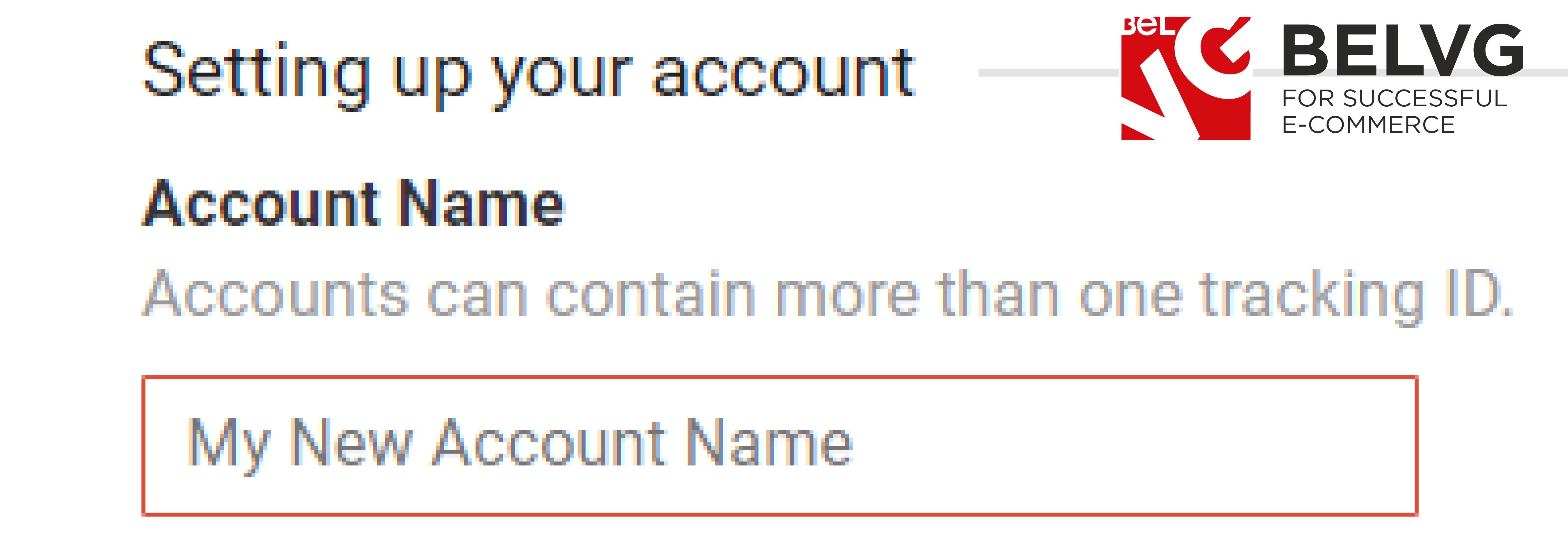 new account name