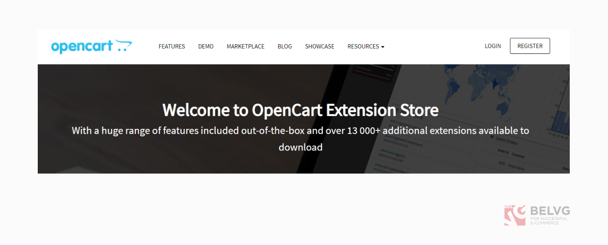 opencart extension store