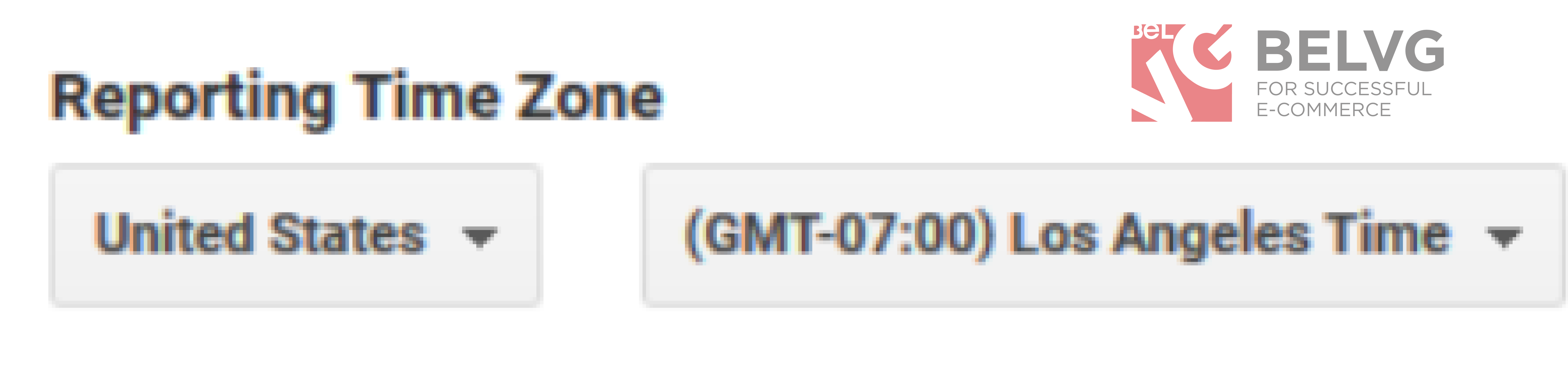 reporting time zone