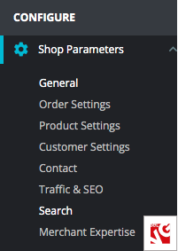 shop settings prestashop