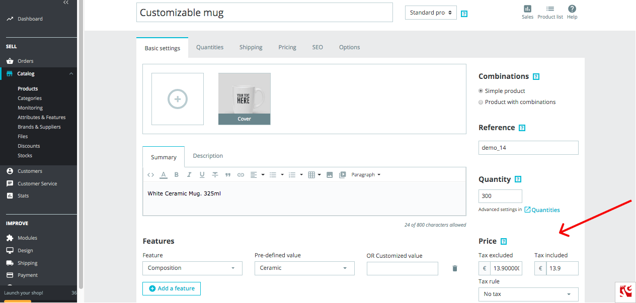 prestashop 1.7.6 tax included