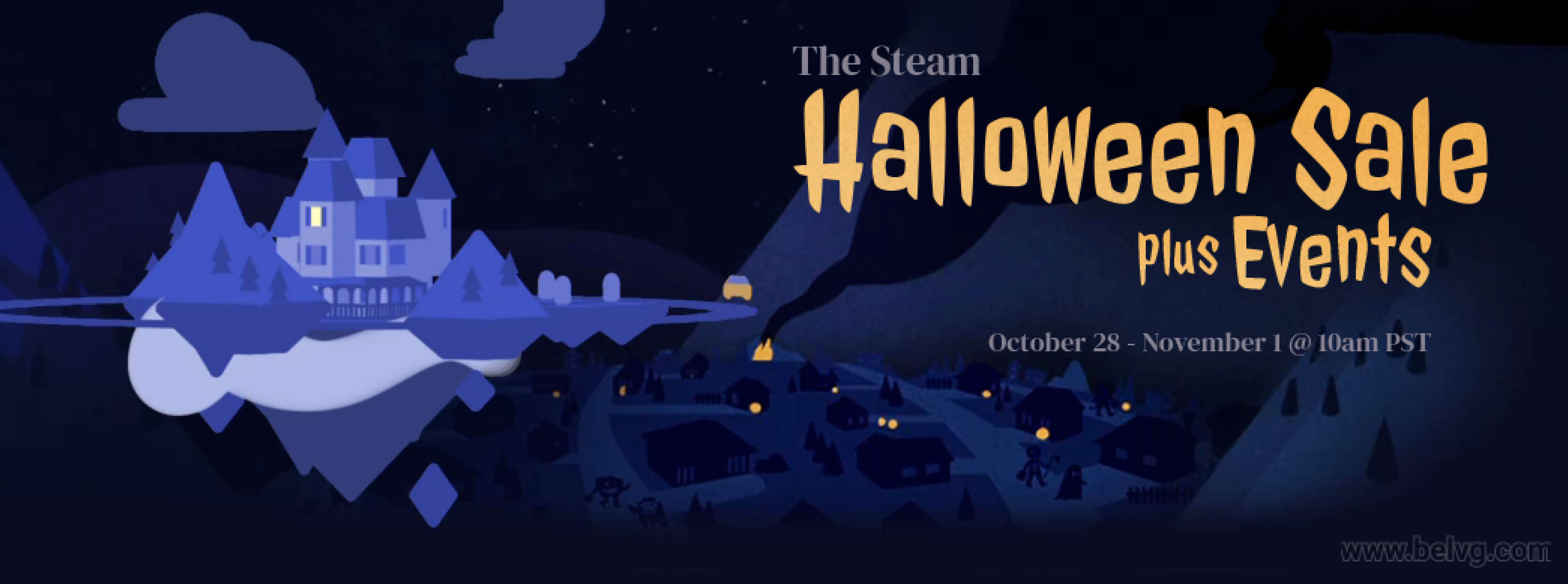steam halloween marketing