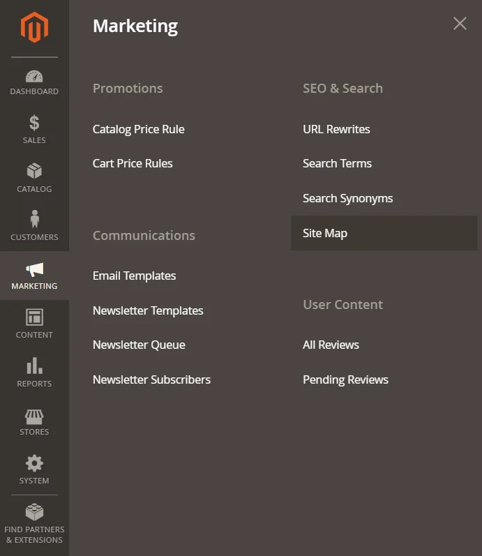 step 8 Sitemap