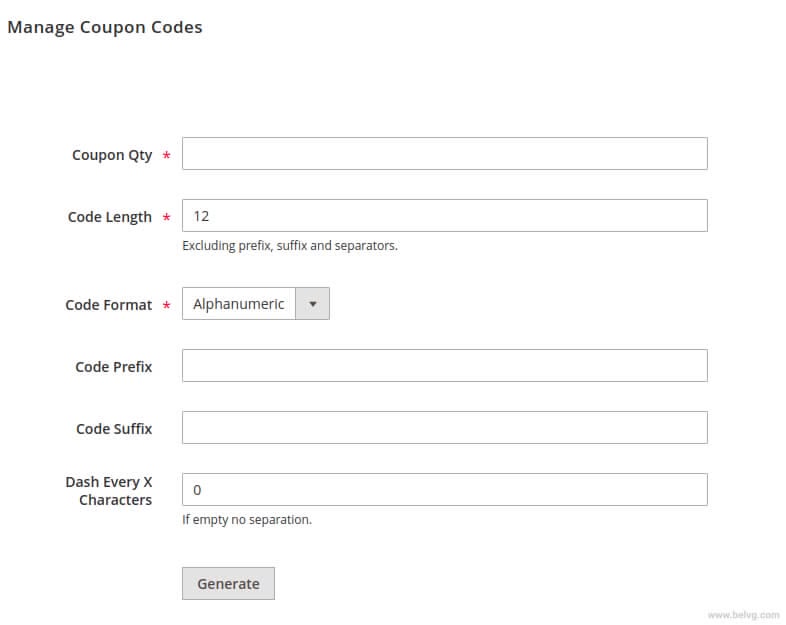 how to set up promo codes in magento
