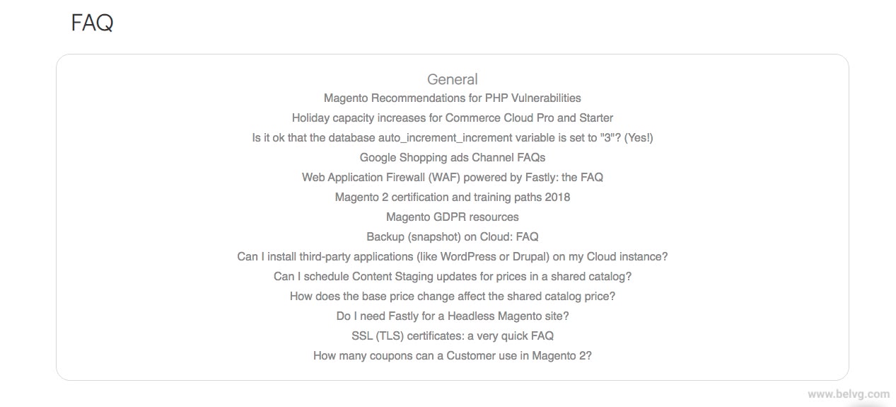 How to Create FAQ Page & Best FAQ Examples magento FAQ page