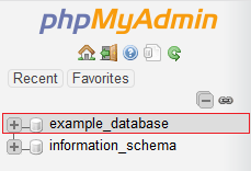 phpAdminPanel create a database dump