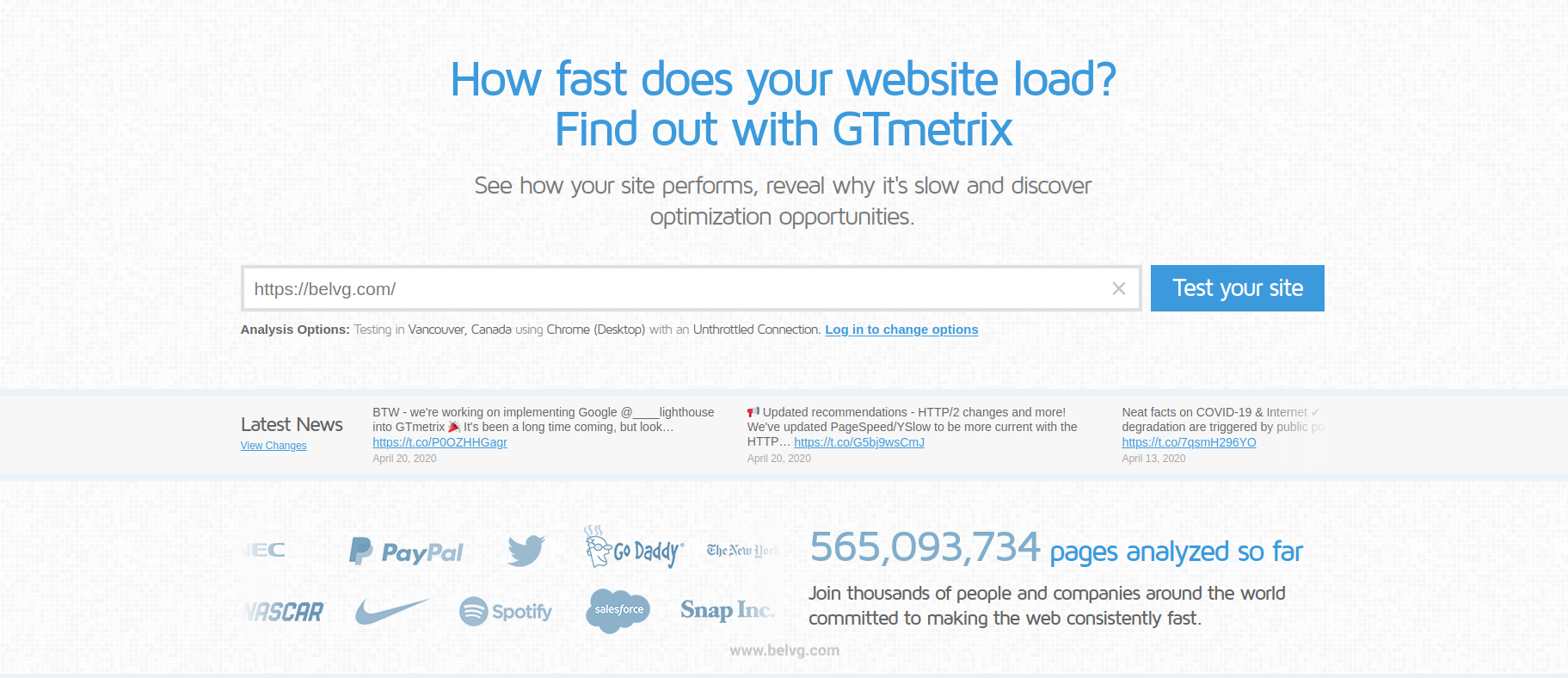 O que é GTmetrix e como ele pode ser útil para seu site? - Blog - Innova  Host