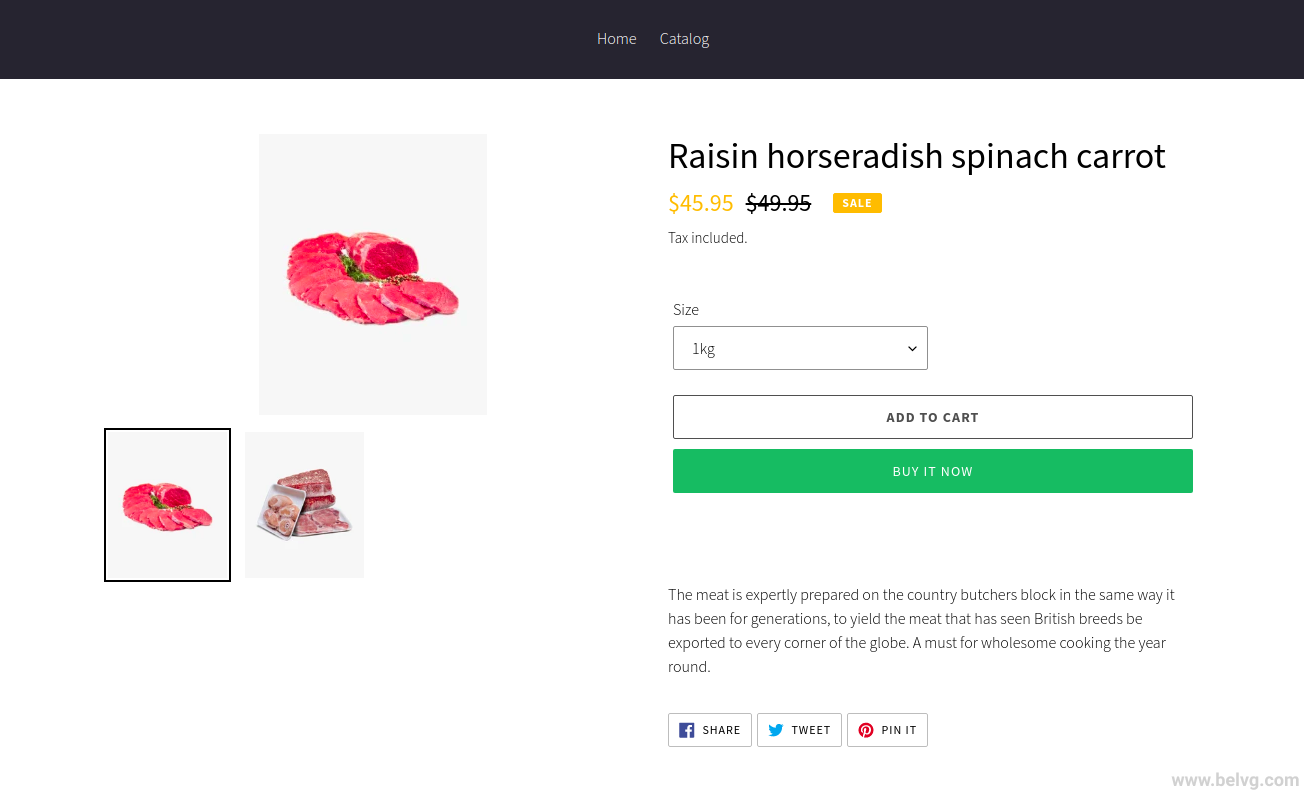 create product in shopify