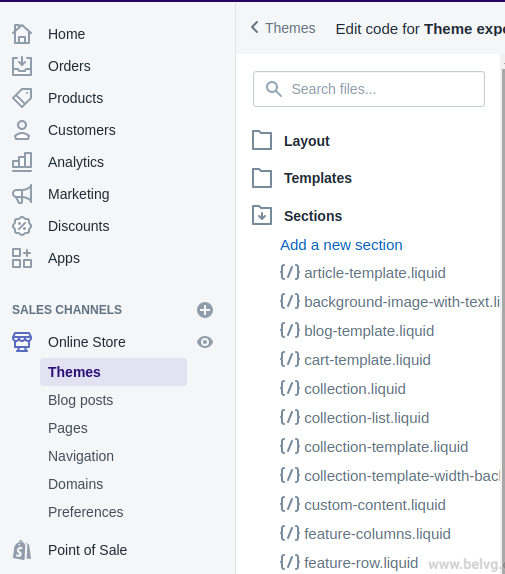 how to add new shopify sections pagebuilder