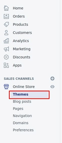 how to remove header from product page shopify