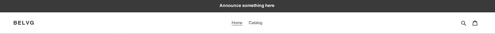 shopify header configuration step by step