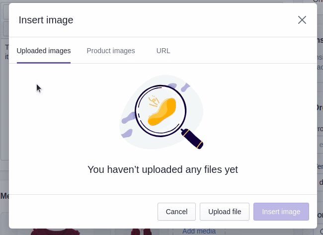 add images to shopify product page