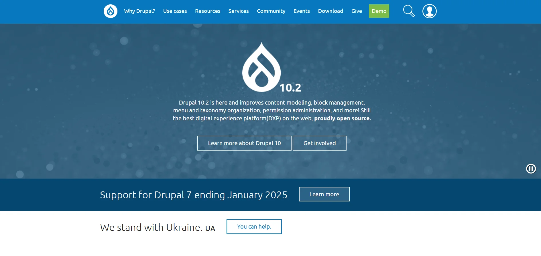 Drupal screen