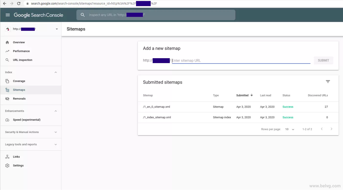 How To Generate A Sitemap In PrestaShop 8 & Add it to Google Search Console step 5 result