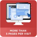 More than 5 pages per visit 2