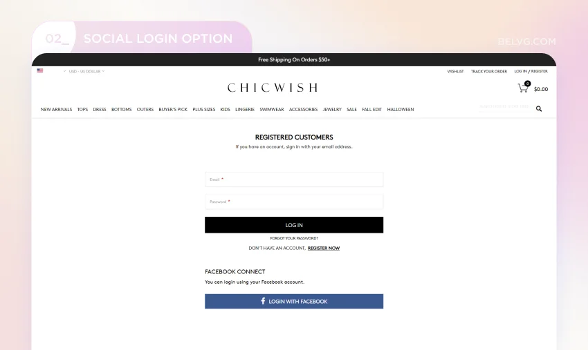 e commerce checkout page design