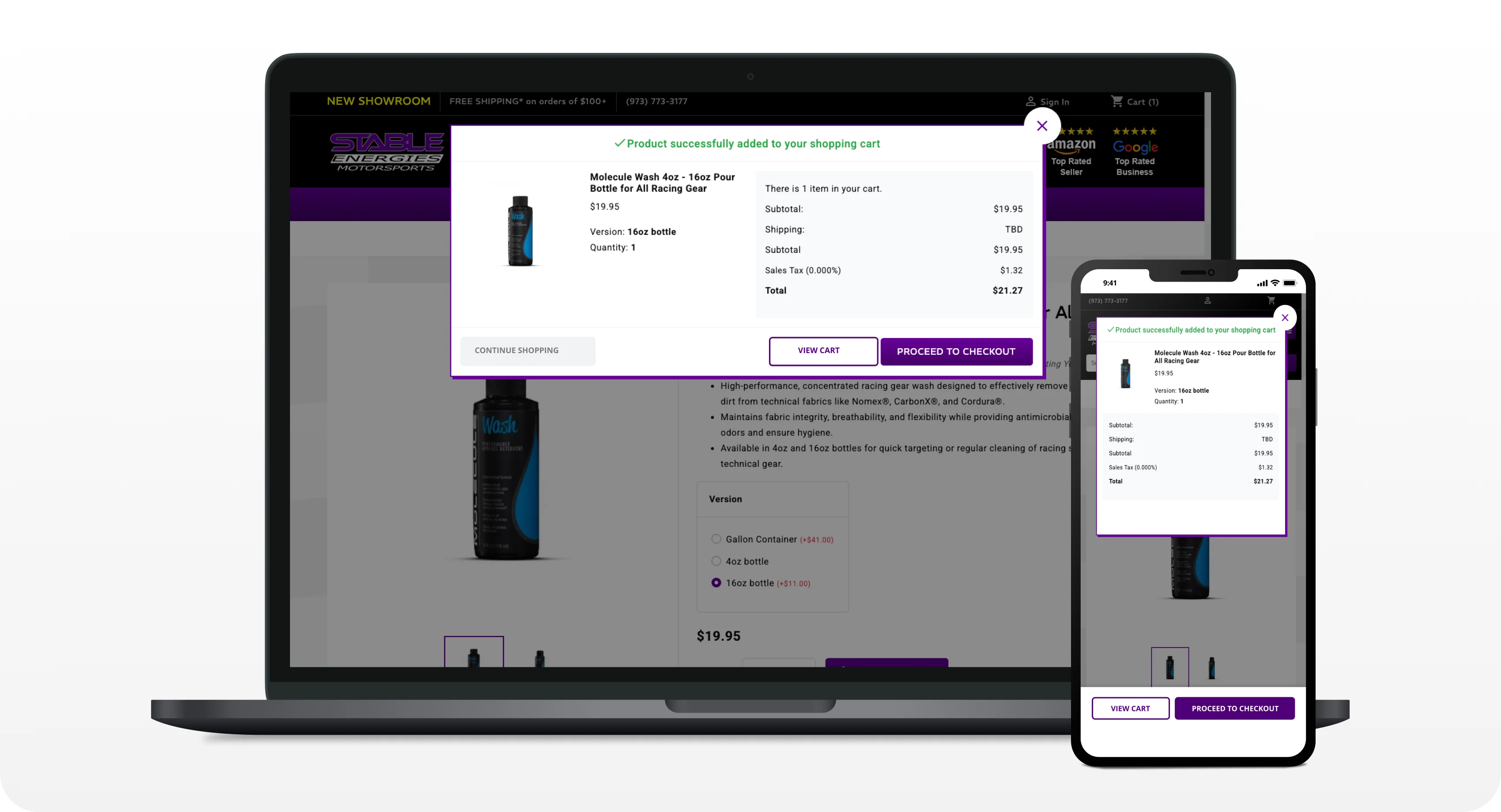 seamless checkout flow