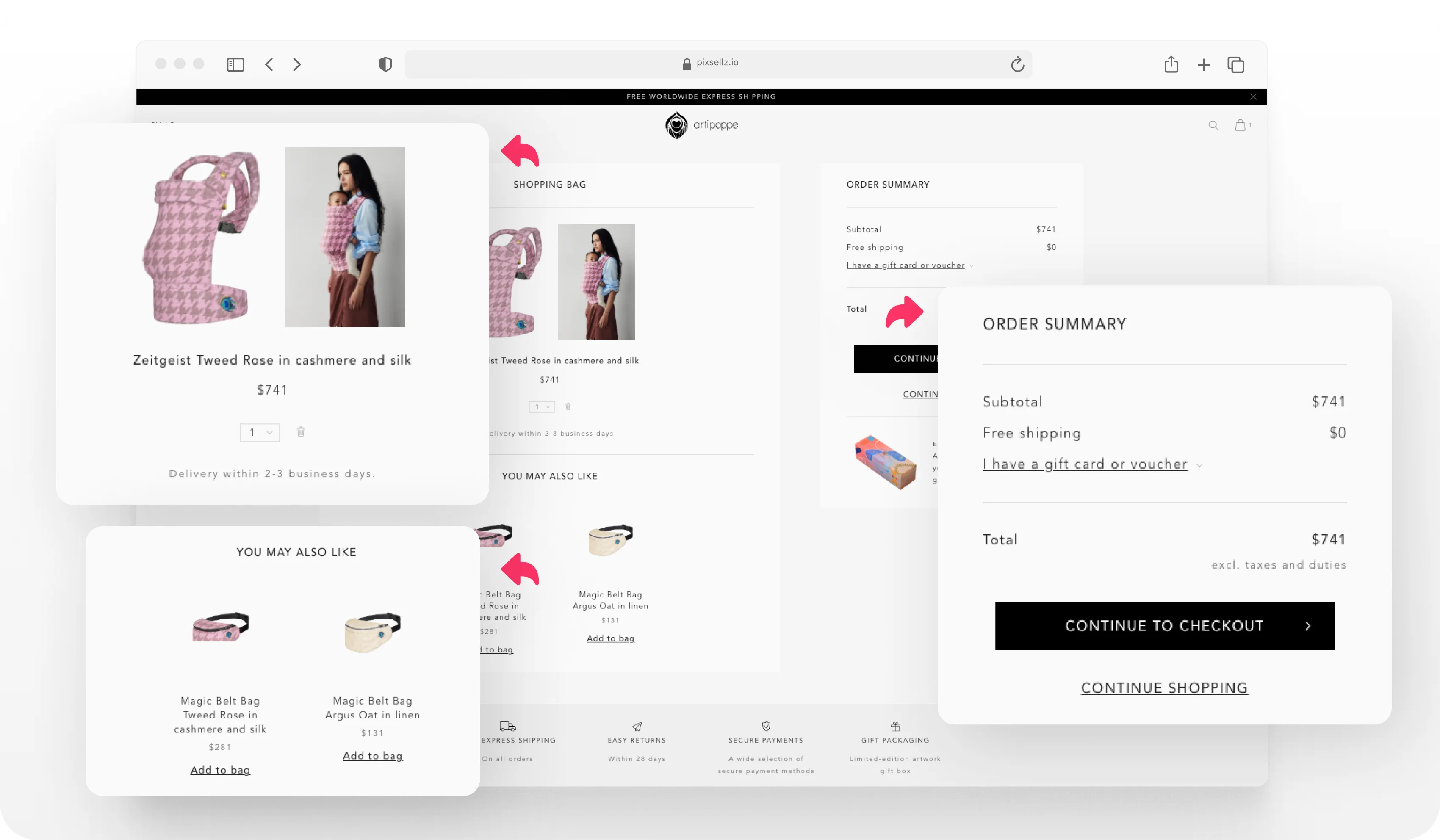 checkout experience