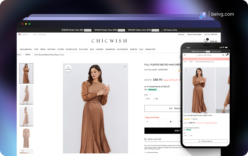 11 Steps of a Conversion Rate Optimization Audit Chicwish_optimization_efforts