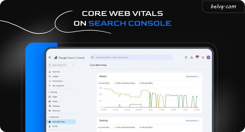 Core Web Vitals on Google Search Console