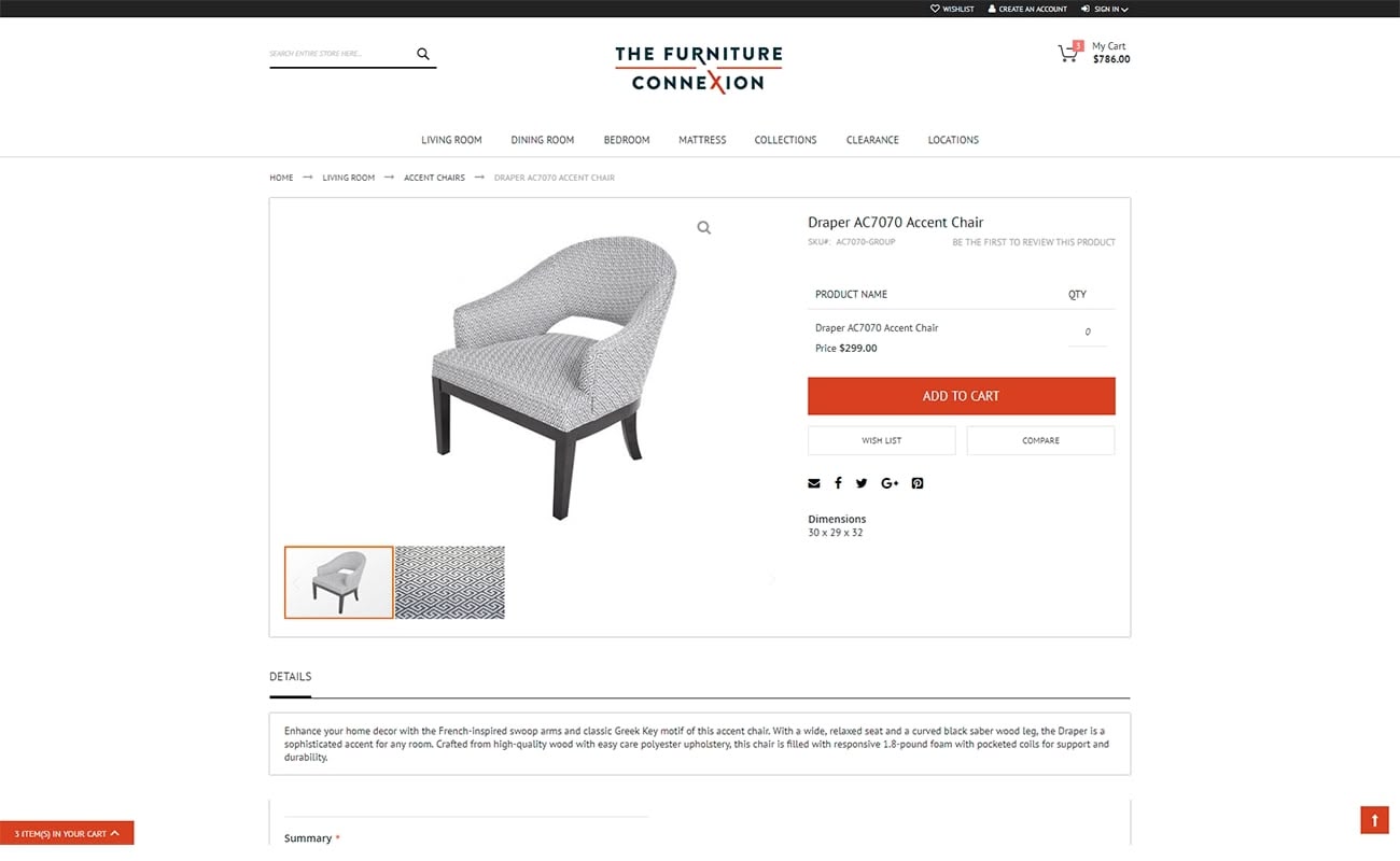 Magento 2 migration for The Furniture Connexion BelVG