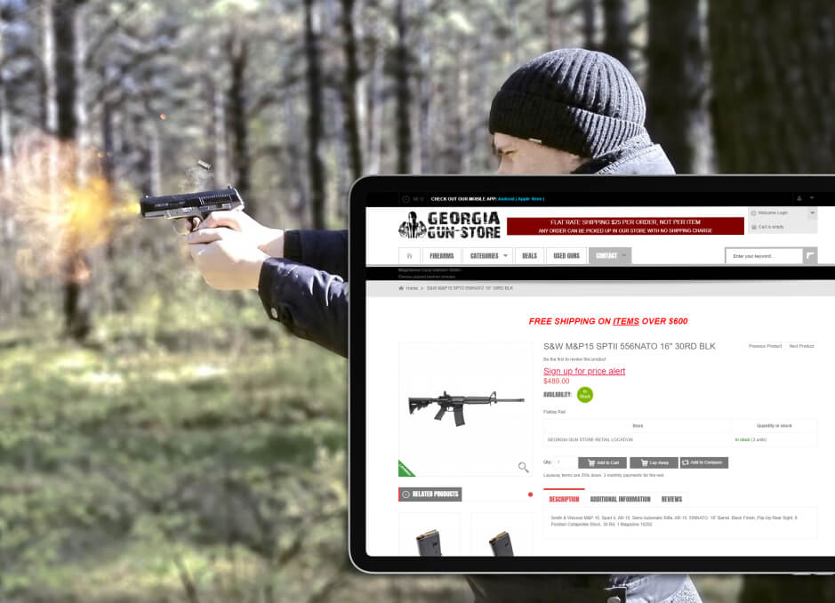 georgia gun store Magento New Relic Integration desktop