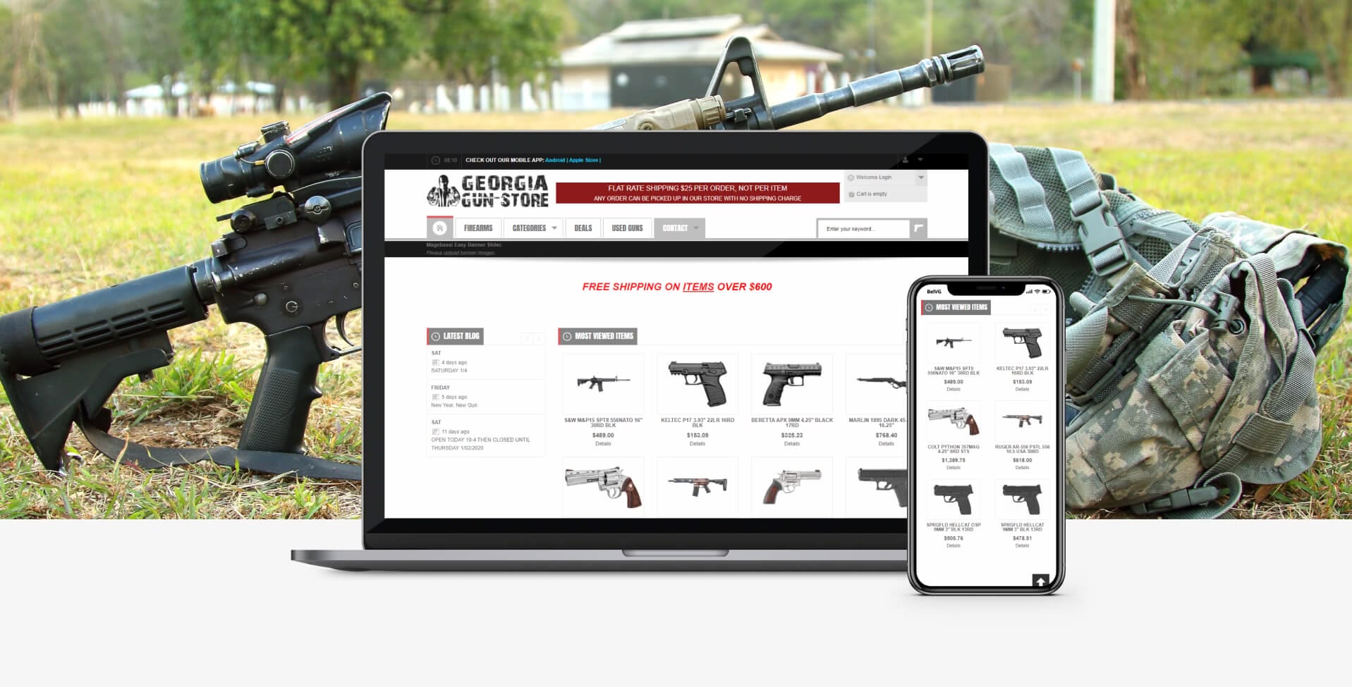 georgia gun store Magento New Relic Integration
