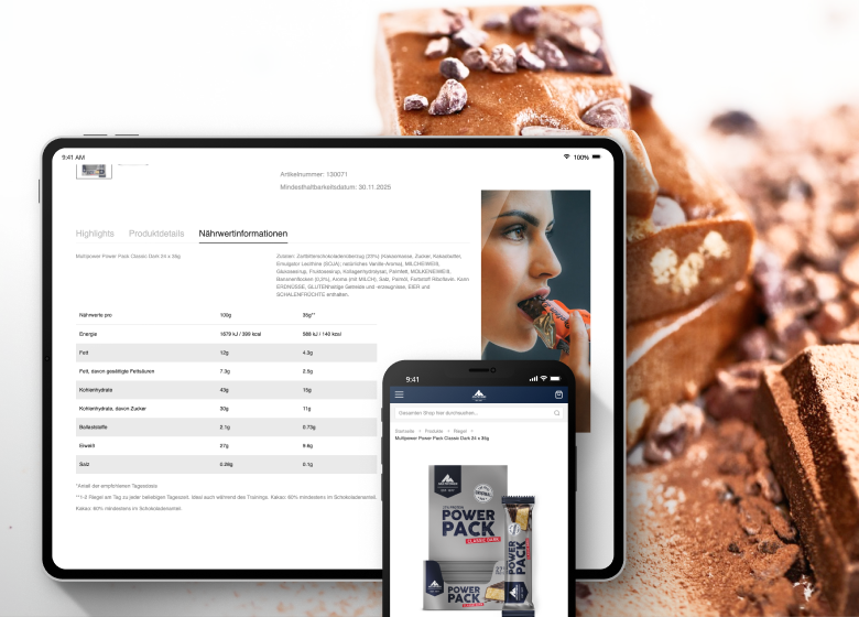 Multipower Product Page Features