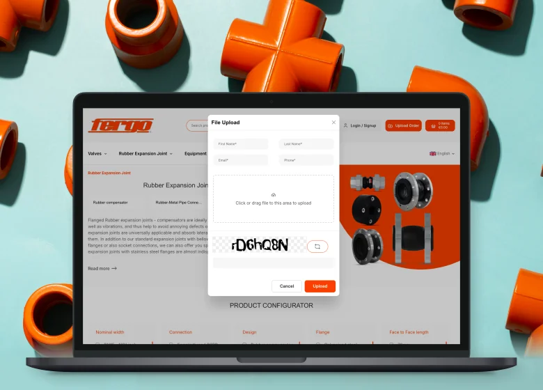 B2B Quote Request Form for Shopware store